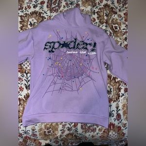 Sp5der açaí hoodie Medium